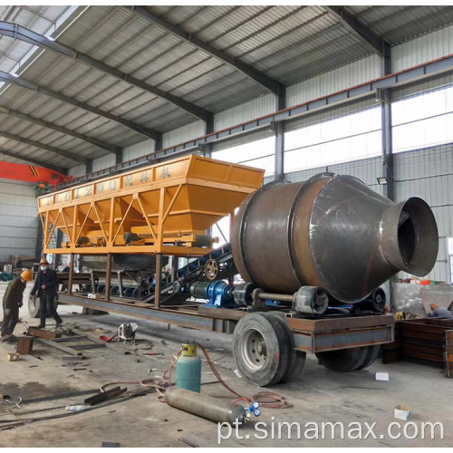 planta de mistura pronta planta de dosagem de concreto móvel